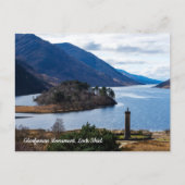 Glenfinnan Monument, Loch Shiel, Schotland Briefkaart (Voorkant)