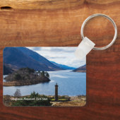 Glenfinnan Monument, Loch Shiel, Schotland Sleutelhanger (Voorkant)