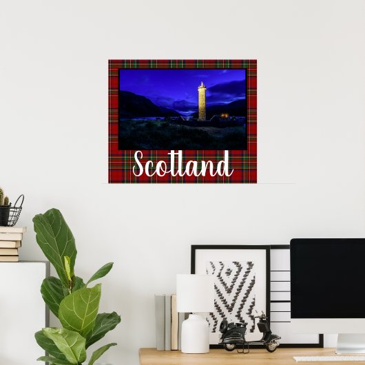 Glenfinnan Monument Poster (Thuiskantoor)