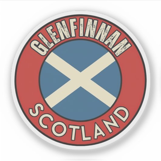 Glenfinnan, Schotland Sticker (Voorkant)