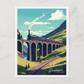 Glenfinnan Scotland Travel  illustratie Briefkaart (Voorkant)