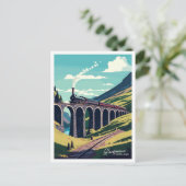 Glenfinnan Scotland Travel  illustratie Briefkaart (Staand voorkant)