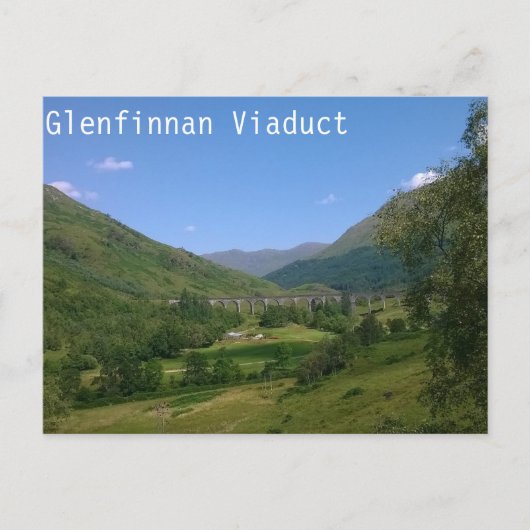Glenfinnan Viaduct, Schotland Briefkaart (Voorkant)