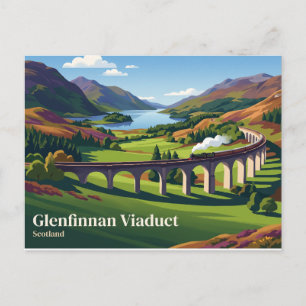 Glenfinnan Viaduct Schotland Briefkaart