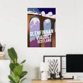 Glenfinnan Viaduct Schotland Poster (Thuiskantoor)