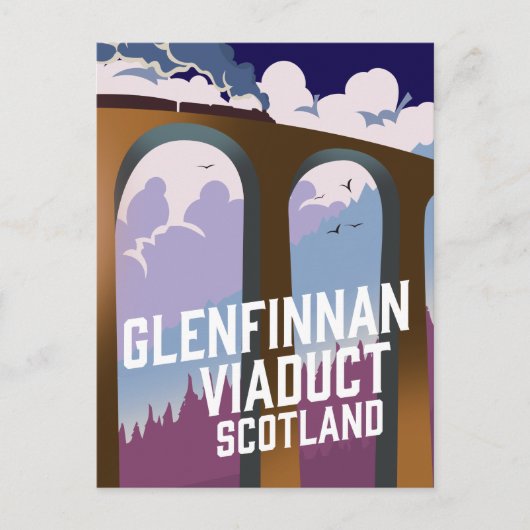Glenfinnan Viaduct Scotland Briefkaart (Voorkant)