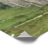 Glenfinnan Viaduct, Scotland Travel Artwork Poster (Hoek)