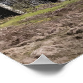 Glenfinnan Viaduct, Scotland Travel Illustration Poster (Hoek)