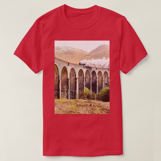 Glenfinnan Viaduct T-shirt (Design voorkant)