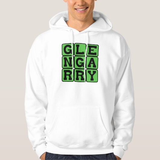 Glengarry, bootvormige hoed hoodie (Voorkant)