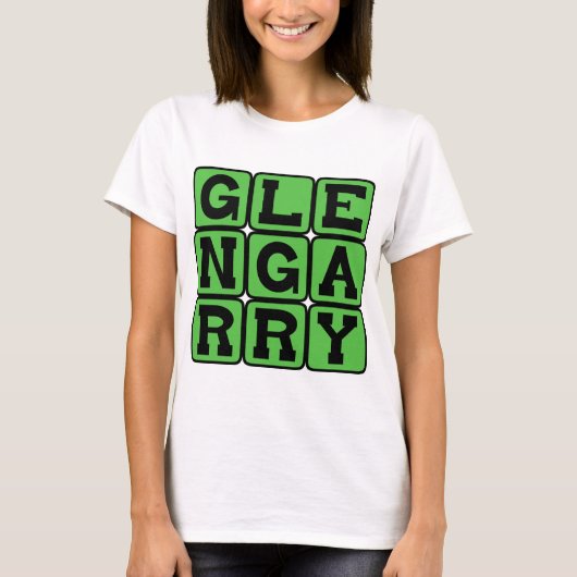 Glengarry, bootvormige hoed t-shirt (Voorkant)