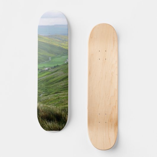 Glengesh Passes Valleys Ierland Persoonlijk Skateboard (Voorkant)