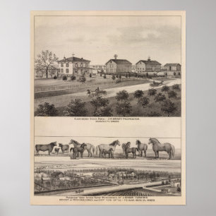 Glenhaven en Pleasant Uitzicht, Kansas Poster