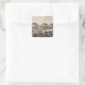 Glenhaven en Pleasant Uitzicht, Kansas Vierkante Sticker (Tas)