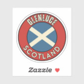 Glenluce, Schotland Sticker (Vel)