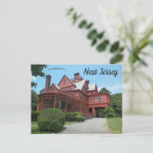 Glenmont Estate Home van Thomas Edison New Jersey Briefkaart (Staand voorkant)