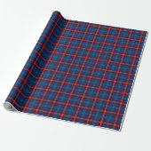 Glenn Clan Tartan Ierse geruite patroon Cadeaupapier (Uitgerold)