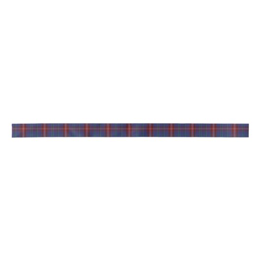 Glenn Clan Tartan Pset Ribbon Satijnen Lint (Voorkant)