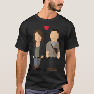 Glenn & Maggie TWD Sticker.png T-shirt