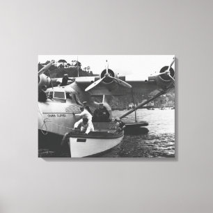 Glenn Martin w. China Clipper Canvas Afdruk