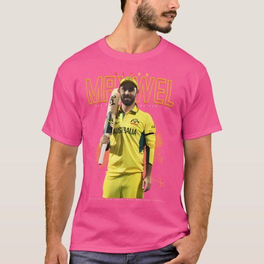 Glenn Maxwel T-shirt (Voorkant)