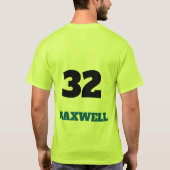 Glenn Maxwell Melbourne Stars Cricket Fan Art T-shirt (Achterkant)