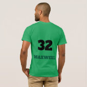 Glenn Maxwell Melbourne Stars Cricket Fan Art T-shirt (Achterkant volledig)