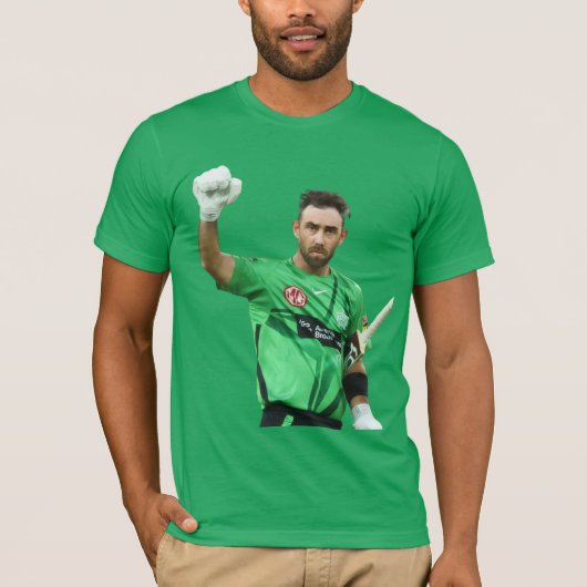 Glenn Maxwell Melbourne Stars Cricket Fan Art T-shirt (Voorkant)