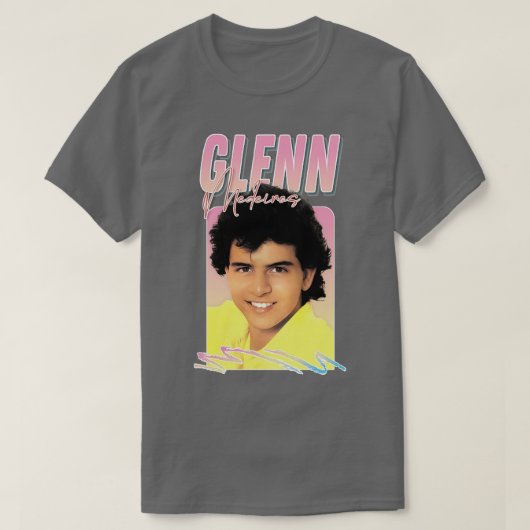 Glenn Medeiros 80s Fan T-shirt (Design voorkant)