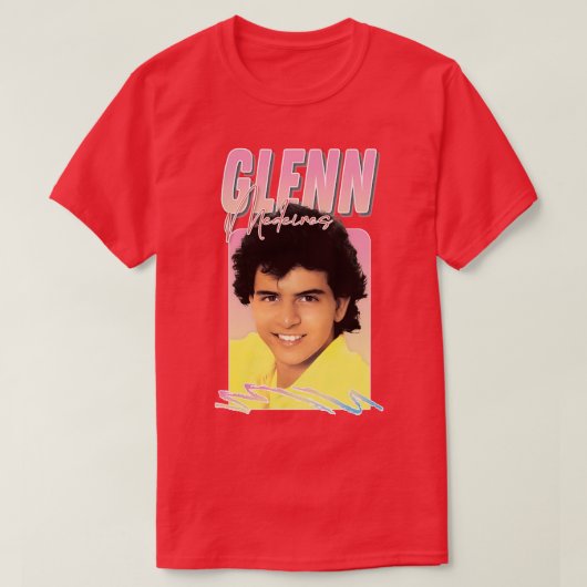 Glenn Medeiros 80s Fan T-shirt (Design voorkant)