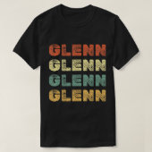 GLENN PERSONALISED RETRO  GIFT VOOR GLENN T- T-SHIRT (Design voorkant)