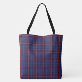Glenn Tartan Pset Canvas tas (Achterkant)