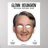 Glenn Youngkin kostuummasker Poster (Voorkant)