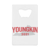 Glenn Youngkin voor gouverneur van Virginia Creditkaart Flessenopener (Voorkant)