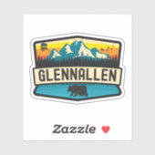 Glennallen, Alaska Sticker (Vel)