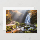 Glenoe Waterfall | County Antrim, Noord-Ierland Briefkaart (Voorkant / Achterkant)