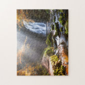 Glenoe Waterfall | County Antrim, Noord-Ierland Legpuzzel (Verticaal)
