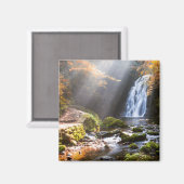 Glenoe Waterfall | County Antrim, Noord-Ierland Magneet (Voorkant / Achterkant)