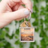 Glenrio Route 66 spookstad aandenken Sleutelhanger (Hand)