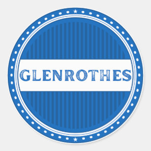 Glenrothes City Pride Embleem – Schotse identiteit Ronde Sticker