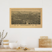 Glens Herfst NY 1884 Poster (Keuken)