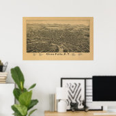 Glens Herfst NY 1884 Poster (Thuiskantoor)