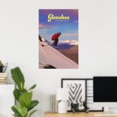 Glenshee Schotland Skigebied Reisposter Poster (Thuiskantoor)