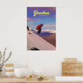 Glenshee Schotland Skigebied Reisposter Poster (Keuken)