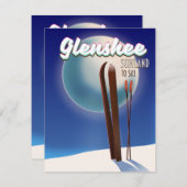 Glenshee Scotland Ski poster (Voorkant / Achterkant)