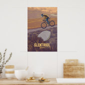 Glentrool Mountainbike Reisposter Poster (Keuken)