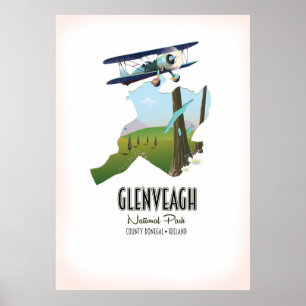 Glenveagh nationaal park Ierland County Donegal ka Poster