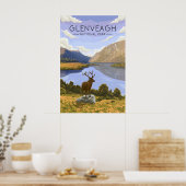 Glenveagh Nationaal Park Ierland Reisposter Poster (Keuken)