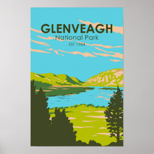 Glenveagh National Park Ierland Lough Veagh Reizen Poster