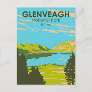 Glenveagh National Park Ireland Lough Veagh Travel Briefkaart